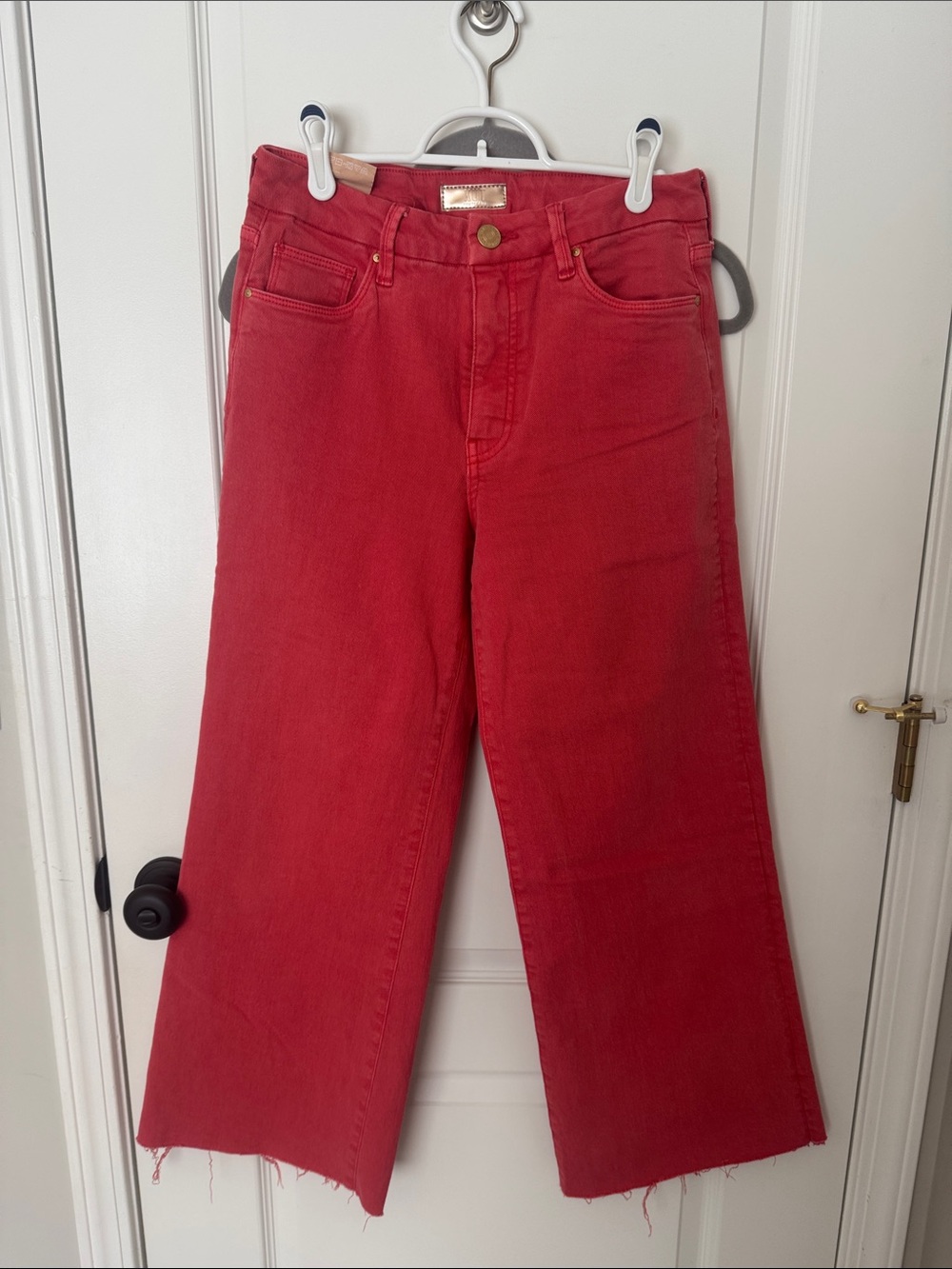 Kut from the Kloth Red Meg Wide-Leg Jeans